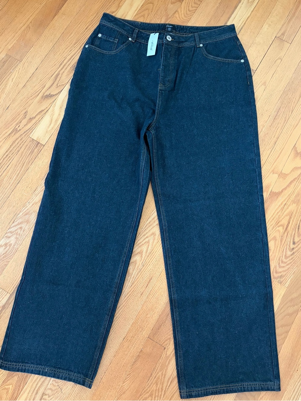Nasty Gal Raw Denim Skater Jeans
